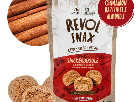 Revol Snax Bites, Snickerdoodle - 6   3.7 oz bag For Cheap