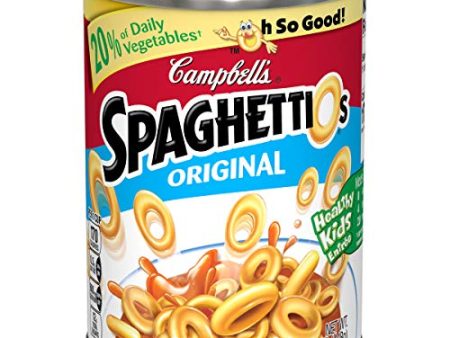 Campbell s SpaghettiOs Canned Pasta, Original, 15.8 oz. Can For Cheap