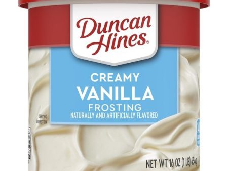 (2 pack) Duncan Hines Classic Vanilla Creamy Home-Style Frosting, 16 Oz Sale