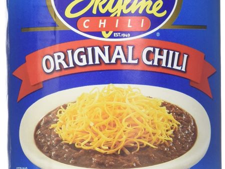 Skyline Chili Original Canned Chili, Cincinnati-Style Recipe, 15 oz Can For Sale