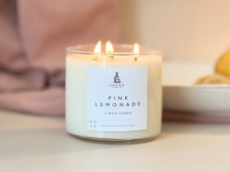 Pink Lemonade Candle on Sale