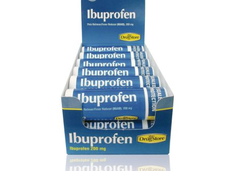 Ibuprofen Pain Relief Vial, Fast-Acting Tablets, 10 Count (Pack of 1) Cheap