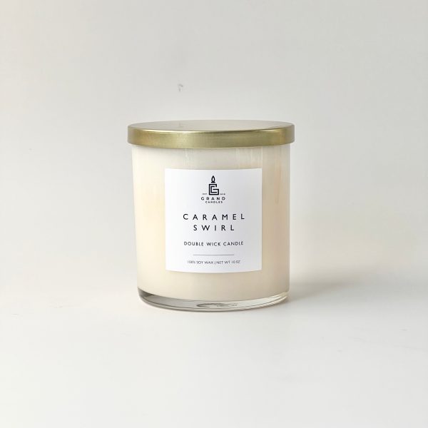 Caramel Swirl Candle Hot on Sale