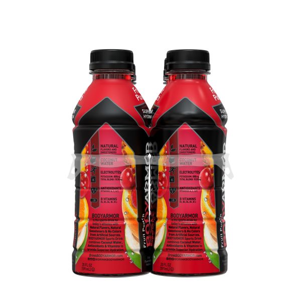 BODYARMOR Sports Drink Fruit Punch, 20 fl oz, 6 Pack For Cheap