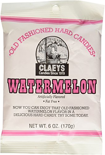 Claey s Old Fashioned Hard Candy 6 Ounce Bag, Watermelon Fashion