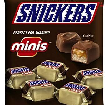 SNICKERS Minis Size Chocolate Candy Bars 4.4-Ounce Bag Supply