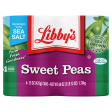 (4 Cans) Libby s Canned Sweet Peas, 15 oz Supply