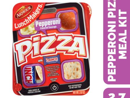 Armour Lunchmakers Pepperoni Pizza Kit with Crunch Bar, 2.7 oz For Sale