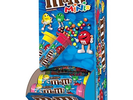 M&M S Milk Chocolate MINIS Size Candy 1.08-Ounce Tube 24-Count Cheap