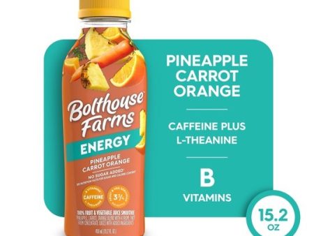 Bolthouse Farms Energy Smoothie, Pineapple Carrot and Orange, 15.2 fl. oz. For Cheap