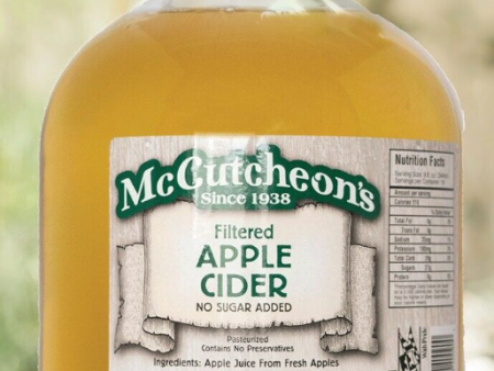 McCutcheon s Unfiltered Apple Cider - 1   4   1 Gal btl Sale