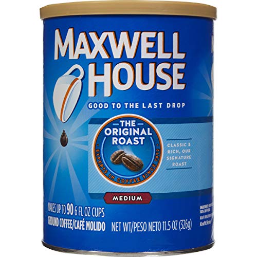 Maxwell House Original Roast Ground Coffee 11.5 oz Can Supply