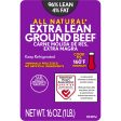 All Natural* 96% Lean 4% Fat Extra Lean Ground Beef, 1 lb Tray Fashion