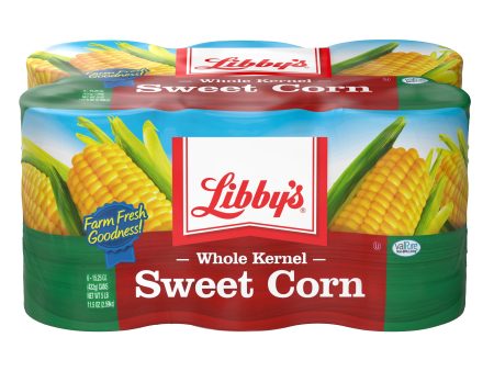 (6 Cans) Libby s Whole Kernel Sweet Corn, 15.25 oz Online Hot Sale