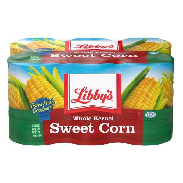 (6 Cans) Libby s Whole Kernel Sweet Corn, 15.25 oz Online Hot Sale