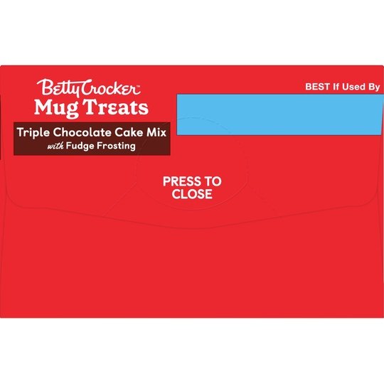 Betty Crocker Mug Treats Triple Chocolate Cake Mix with Fudge Frosting, 4 Servings, 12.5 oz. on Sale