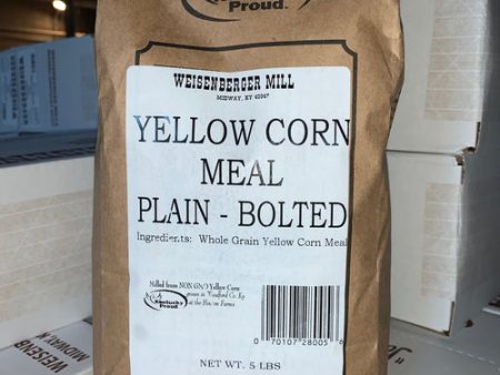 Cornmeal (yellow plain bolted), 5lb - Weisenberger Mill Online