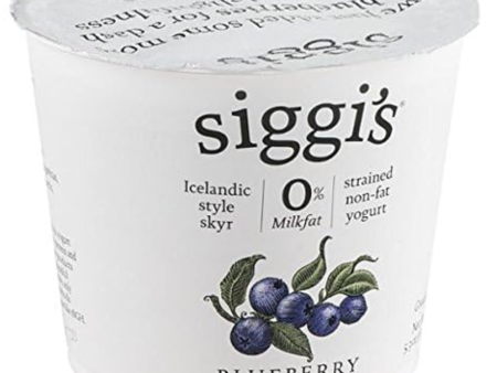 Siggi s Skyr Blueberry, NF, Icelandic - 12   5.3 oz ctn For Cheap