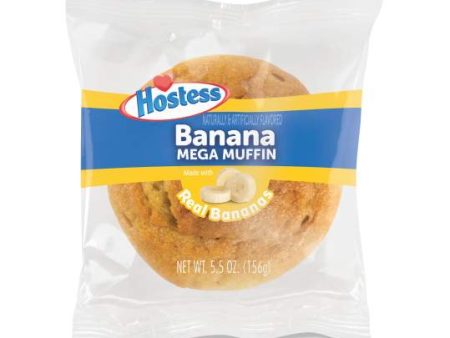 Hostess Jumbo Muffin, Banana, 36 - 5.5 Ounce Muffins Online Sale