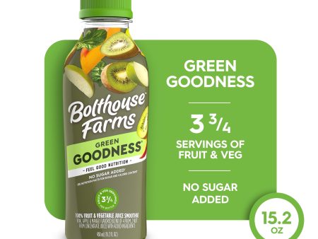 Bolthouse Farms Fruit Juice Smoothie, Green Goodness, 15.2 fl. oz. Bottle on Sale