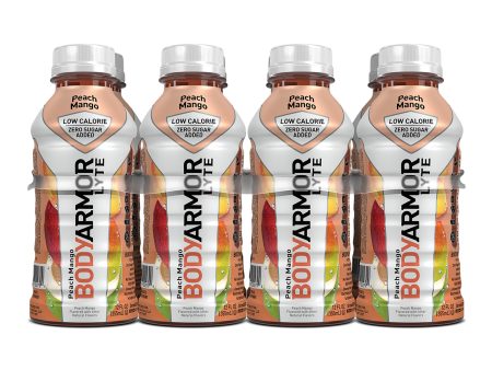 BODYARMOR LYTE Sports Drink, Peach Mango, 12 Fl. Oz., 8 count Supply