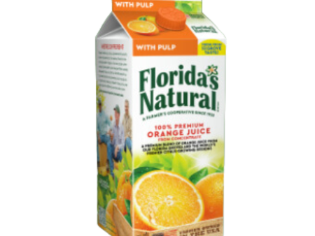 B1G1 Floridas Natural Orange Juice  With Pulp 520z(Some Pulp) Online Sale