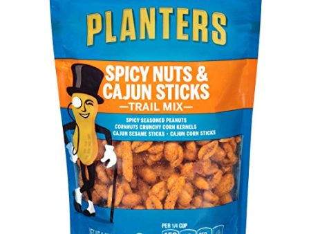 Planters Spicy Nuts & Cajun Stick Trail Mix 6 oz Pouch (1-Pouch) Supply