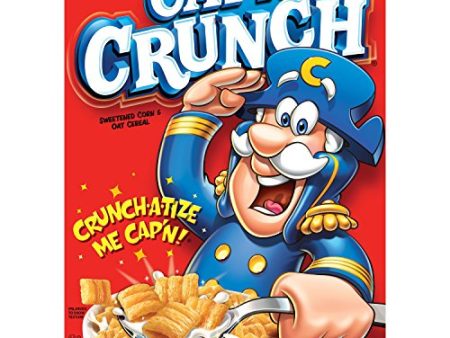 Quaker Captain Crunch Cereal, Original, 14 Ounce Box Online now