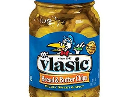 Vlasic Bread & Butter Pickle Chips, 16 oz. Jar Online now