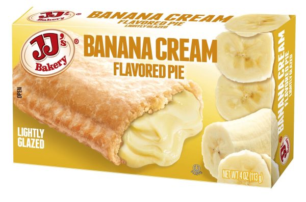 JJ s Bakery Lightly Glazed Snack Pies 4oz (Banana Cream) Hot on Sale