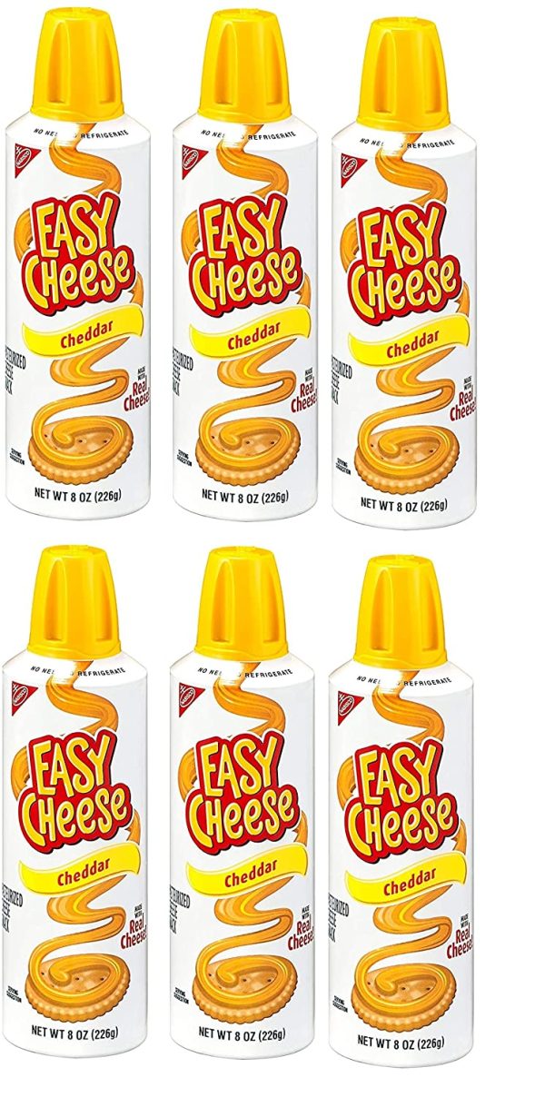 Kraft Easy Cheese Cheddar 8 oz Can Online Sale