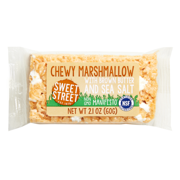 Sweet Street Desserts, Bar Chewy Marshmallow Brown Butter Sea Salt, 2.1 Ounce Bar Online Hot Sale