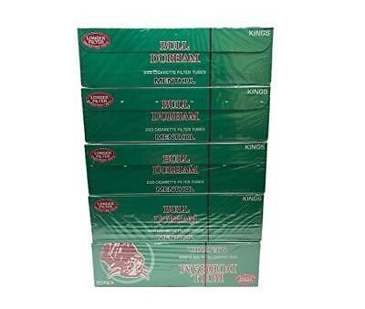 Bull Durham Tube Menthol King Size 200 Count (Pack of 50) For Discount