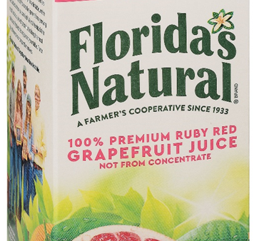 B1G1 Floridas Natural Ruby Red Grapefruit Juice  520z on Sale