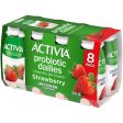 Activia Probiotic Dailies Strawberry Lowfat Probiotic Yogurt Drinks, 3.1 fl oz, 8 Count Online Hot Sale