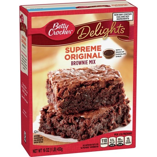 Betty Crocker Delights Supreme Original Brownie Mix, 16 oz. Cheap