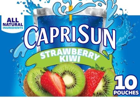 Capri Sun Strawberry Kiwi Juice Box Pouches, 10 ct Box, 6 fl oz Pouches Online