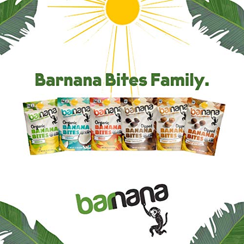 Barnana Organic Chewy Banana Bites - Dark Chocolate - 3.5 Ounce For Sale