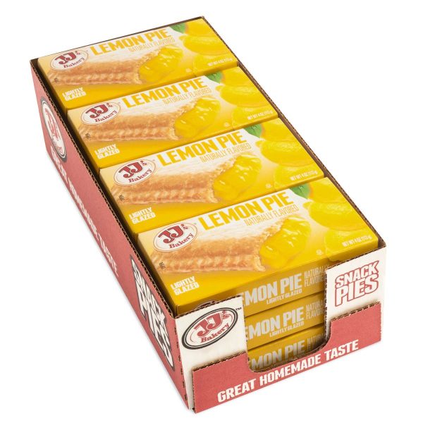 JJ s Bakery Lightly Glazed Snack Pies 4oz (Lemon) Online now