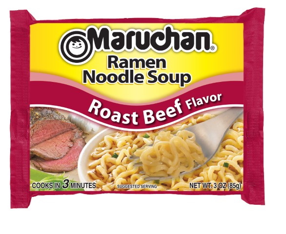 Maruchan Ramen Noodles Roast Beef, 3 Ounce Bag Discount