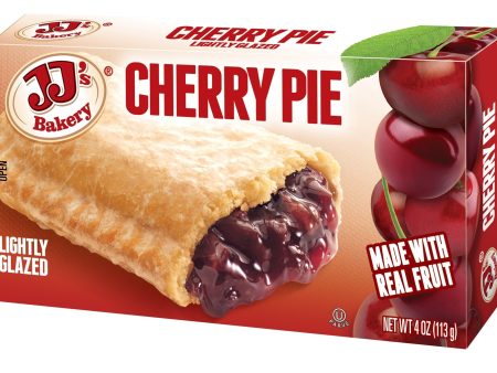 JJ s Bakery Lightly Glazed Snack Pies 4oz (Cherry) For Discount