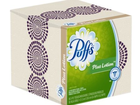 Puffs Plus Lotion Facial Tissues, (56 Tissues Per Box) Online Hot Sale