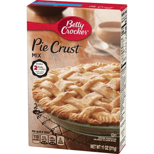 Betty Crocker Pie Crust Mix, Makes Two 9-inch Crusts, 11 oz. Sale