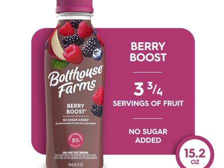 Bolthouse Farms Fruit Juice Smoothie, Berry Boost, 15.2 fl. oz. Bottle Hot on Sale