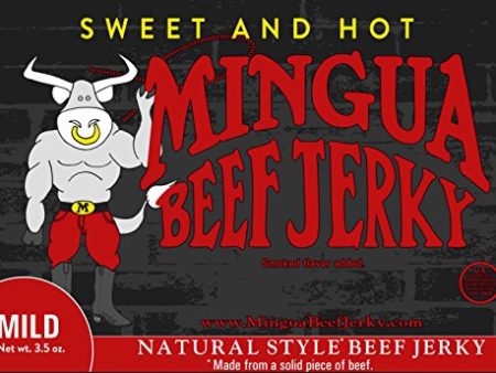 Mingua Sweet and Hot Beef Jerky 3.5oz For Sale