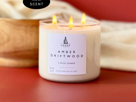 Amber Driftwood Candle Supply