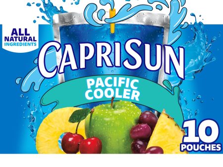 Capri Sun Pacific Cooler Mixed Fruit Juice Box Pouches, 10 ct Box, 6 fl oz Pouches Fashion