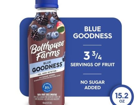 Bolthouse Farms Fruit Juice Smoothie, Blue Goodness, 15.2 fl. oz. Bottle on Sale