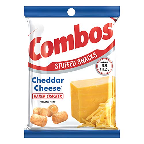 COMBOS Cheddar Cheese Cracker Baked Snacks 6.3-Ounce Bag Fashion