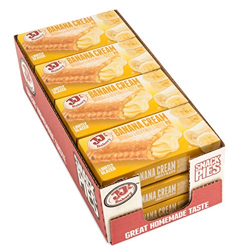 JJ s Bakery Lightly Glazed Snack Pies 4oz (Banana Cream) Hot on Sale